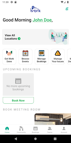 Pin For Cowork - Coworking Space in Delhi Screenshot 1