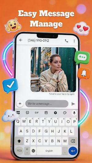 Fast Text Messages Screenshot 1