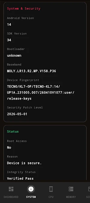 Sys Lens Screenshot 1