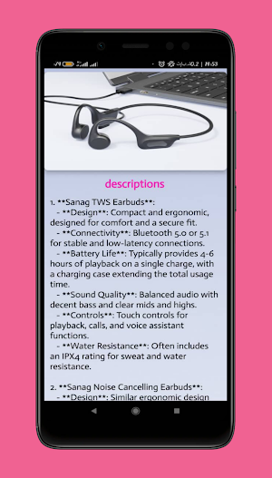 sanag earbuds guide Screenshot 1