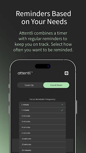Attentli: ADHD Timer, Reminder Screenshot 1