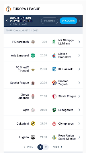 Euro League MatchTracker Screenshot 0