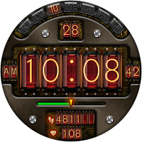 Digital NIXIE GAS 4 Watch face