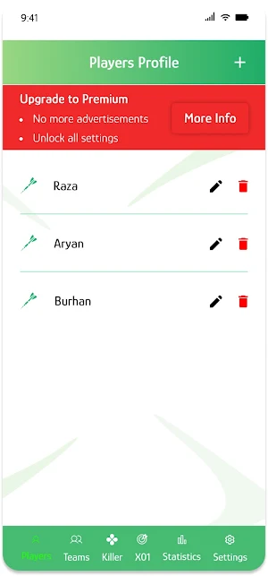 Dart Counter Screenshot 1