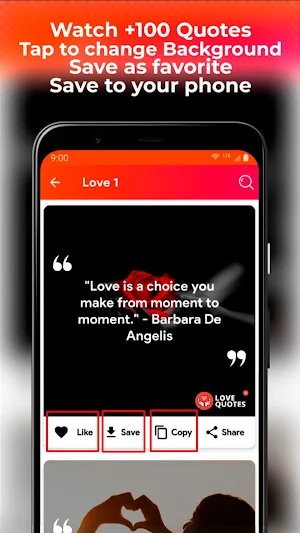 Love Quotes and Sayings Screenshot 1