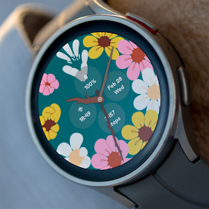 Flower Watch Face Screenshot 2