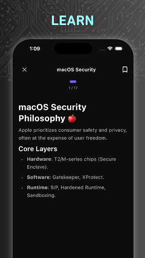 Cybersecurity Quiz App Screenshot 3