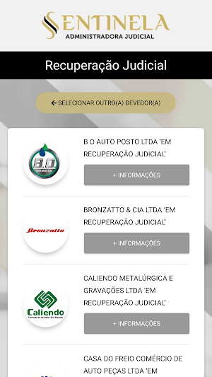 Sentinela Adm Judicial Screenshot 1