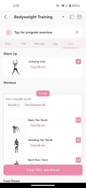 More Than Fitness Screenshot 0