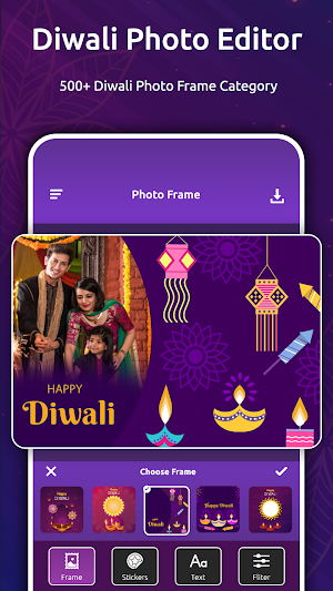 Diwali Photo Editor Screenshot 1