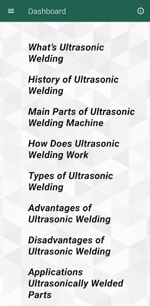 Basics Ultrasonic welding Screenshot 0