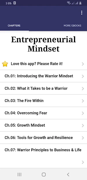 Entrepreneur Mindset Screenshot 1