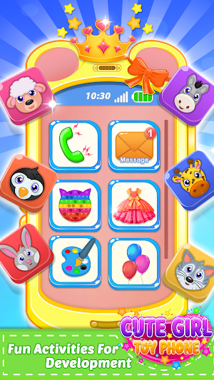 Cute Girl Toy Phone Baby Phone Screenshot 3