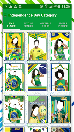 Brazil Independence Day – Photo Frame Editor Screenshot 1