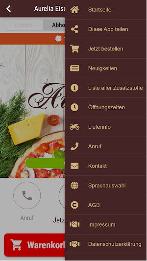 Aurelia Lieferservice Screenshot 3