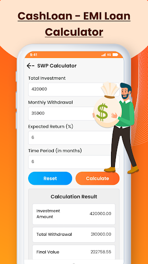 CashLoan - EMI Loan Calculator Screenshot 3