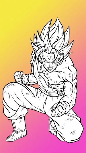 How to draw Ultra Instinct Screenshot 0