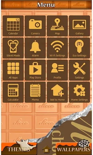 Halloween Chocolate Wallpaper Screenshot 2