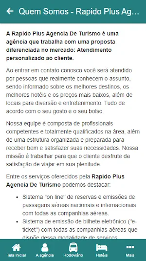 Rapido Plus Agencia De Turismo Screenshot 1