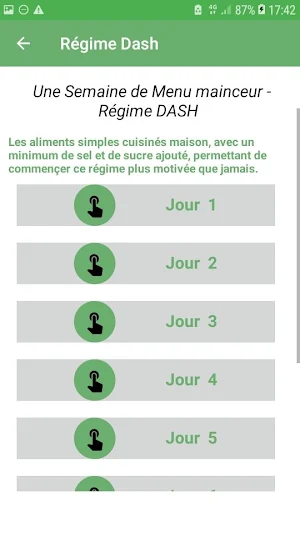 Régime Dash 2020 Menus et Recettes Minceur Gratuit Screenshot 3