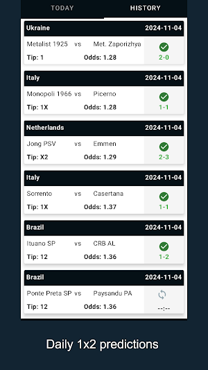 Football Predictions Screenshot 1