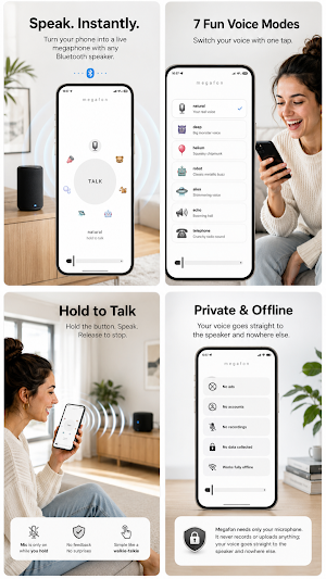 Megafon – Bluetooth Megaphone Screenshot 1