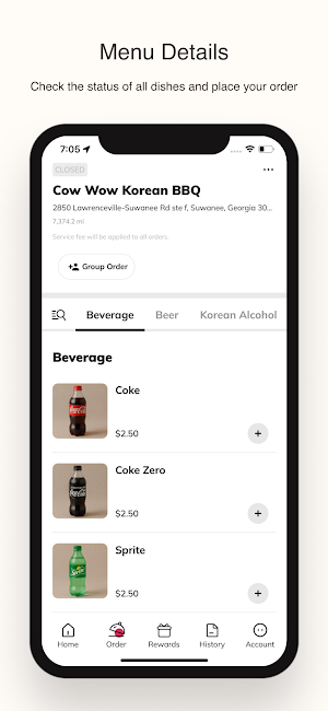 Cow Wow Korean BBQ Screenshot 1