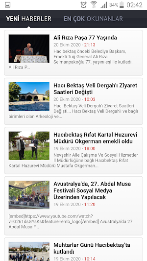 Haber Hacıbektaş Screenshot 2