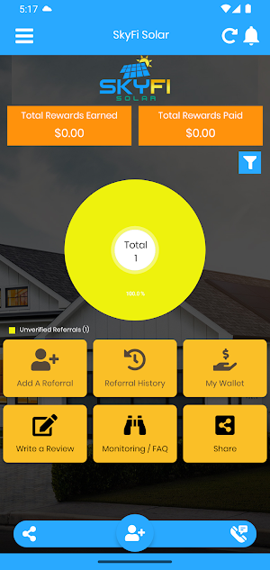 SkyFi Solar - Refer and Earn Screenshot 2