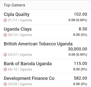 Uganda Stock Exchange (Live) Screenshot 2