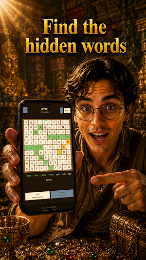 Word Search: Relic Hunter Screenshot 1