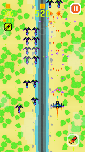 Pixel Sky Fighter Screenshot 1