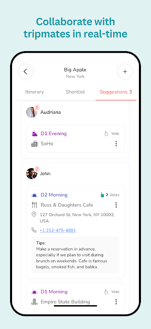 Itinare Screenshot 1