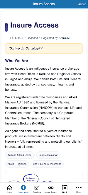 Insure Access Screenshot 2