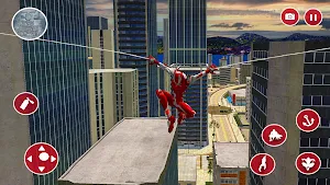 Rainbow Villain 3D Rope Hero Screenshot 0