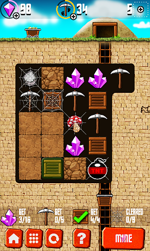 Gold Mine: Match-3 puzzle Screenshot 1