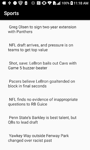 Tech & Sports News Screenshot 3