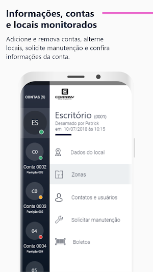 Company Alarmes Screenshot 3