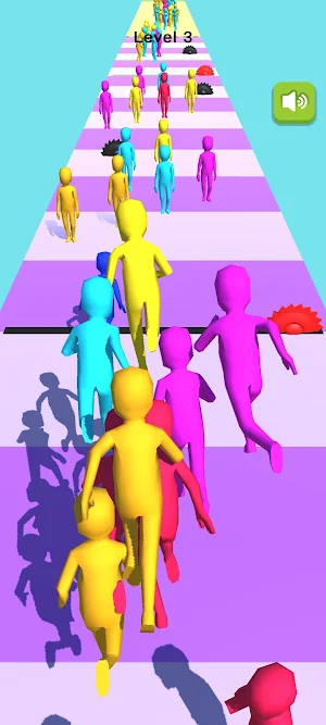 Slap and cross - Running game Screenshot 2