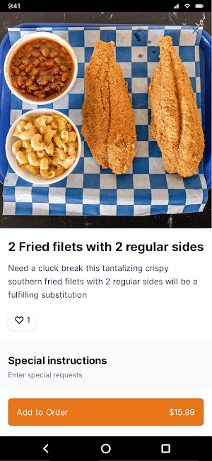 Suthern Cluck Chicken Screenshot 2