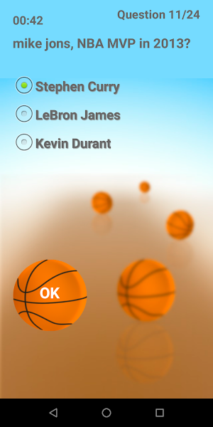 Trivi Basketball Quiz Game Screenshot 1