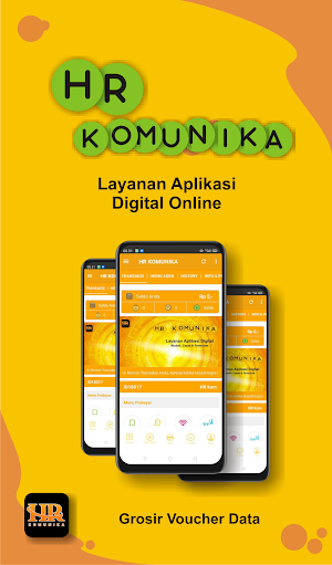HR KOMUNIKA : Aplikasi Pulsa, eCommerce, PPOB, PLN Screenshot 0