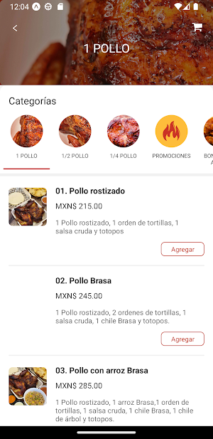 Brasa Rosticería Screenshot 2
