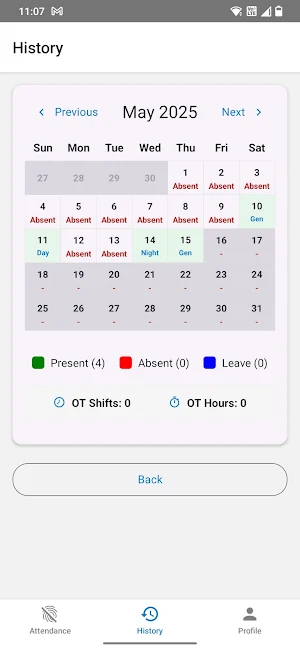 Oeta Employee Screenshot 2