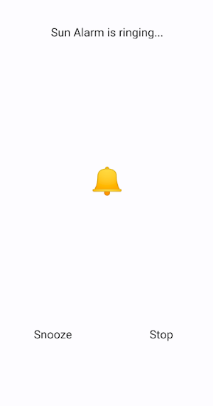 Sun Alarm Screenshot 2