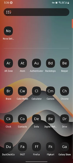 Letters - Minimal Icon Pack Screenshot 3