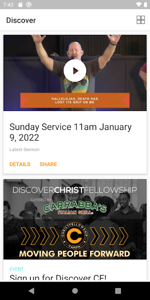 Christ Fellowship Tampa Screenshot 2
