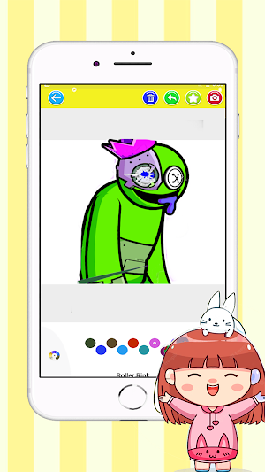 Rainbow Friends Super Coloring Screenshot 1