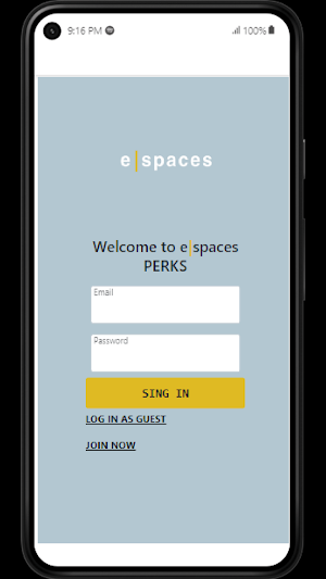 e|spaces Perks Screenshot 0
