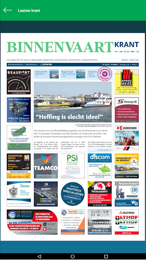 Binnenvaartkrant Screenshot 2